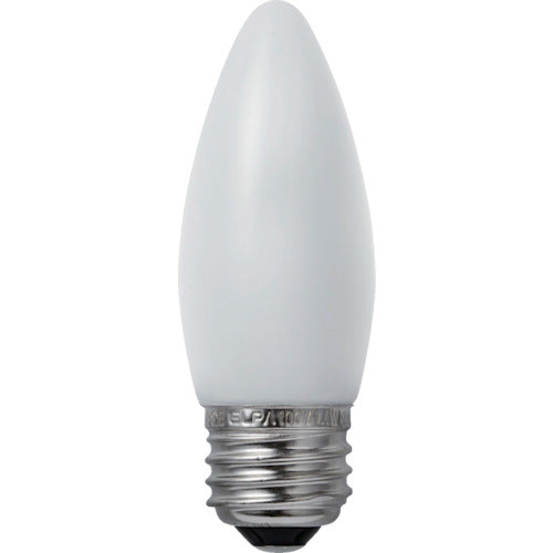 ＥＬＰＡ　電球（ＬＥＤ）　ＬＥＤ電球シャンデリアＥ２６　明るさ６０ｌｍ　電球色相当　LDC1L-G-G332　1 個