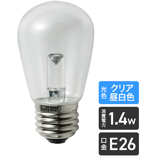 ＥＬＰＡ　ＬＥＤ電球サイン球Ｅ２６　LDS1CN-G-G905　1 個