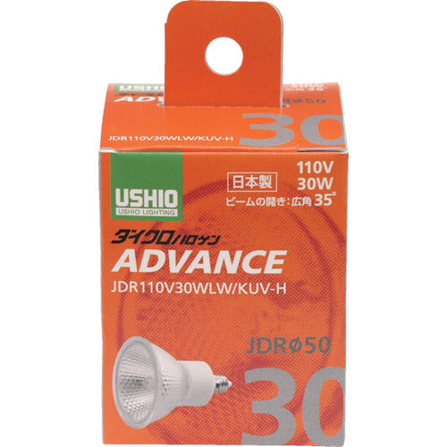 ELPA Bulb (Halogen Bulb) Dichroic Halogen JDR110V30WLW/KUV-H Brightness 390lm G-263H 1 piece