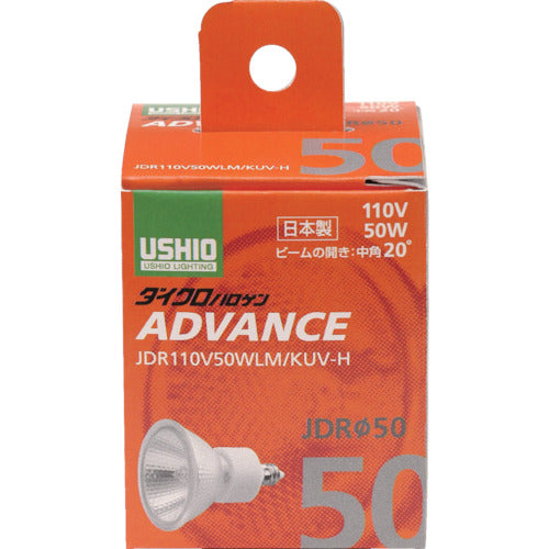 ELPA Bulb (Halogen Bulb) Dichroic Halogen JDR110V50WLM/KUV-H Brightness 390lm G-272H 1 piece