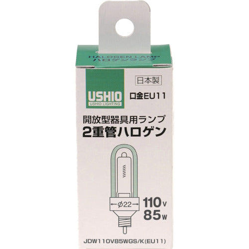 ＥＬＰＡ　電球（ハロゲン球）　２重管型ハロゲン　ＪＤＷ１１０Ｖ８５ＷＧＳ／Ｋ（ＥＵ１１）　G-160NH　1 個