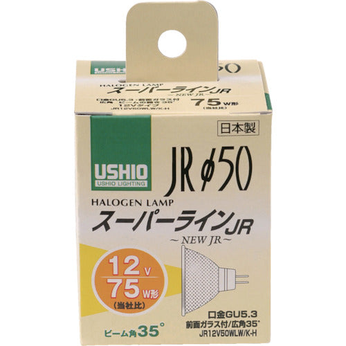 ＥＬＰＡ　電球（ハロゲン球）　スーパーライン　ＪＲ１２Ｖ５０ＷＬＷ／Ｋ−Ｈ　明るさ９８０ｌｍ　G-1651NH　1 個