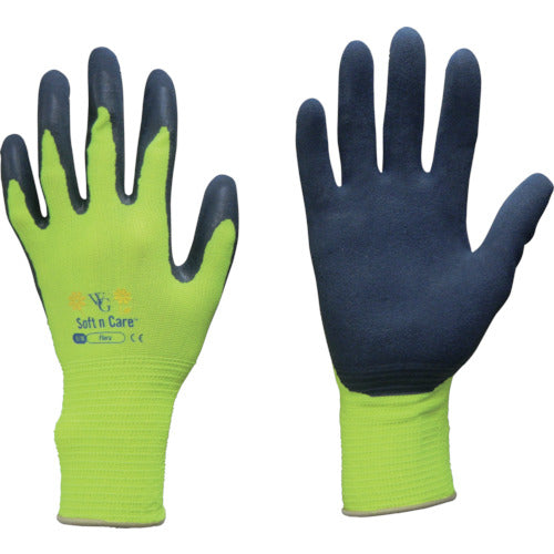 트와론 천연 고무 배꼽 장갑 WithGarden 플로라 레몬 옐로우 7 / S 317-S 1 쌍