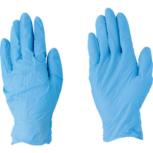 Kawanishi Nitrile Rubber Disposable Gloves, Nitrile Disposable Gloves, Blue, Powder-Free, SS Size (100 Pieces) 2041-SS 1 Box