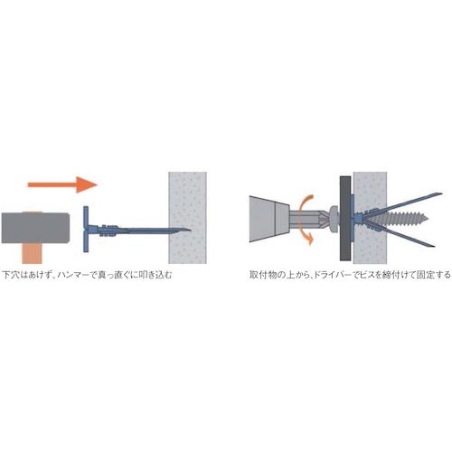 エビ　打込みボードアンカー（１００組入）　MSN　1 箱