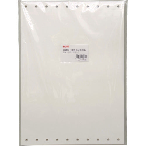 MYZOX 지적측량도 용지 B4후구＜C65F-B4100P＞ 217672 1봉지