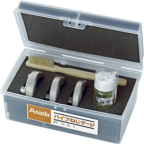 Ａｓａｄａ　パイプねじゲージ　１／２　−１　セット　56100　1 Ｓ