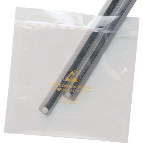 DESCO ESD bag, STATFREE, transparent, zip-type, 203 mm x 254 mm, 100 pieces 13882 1 PK