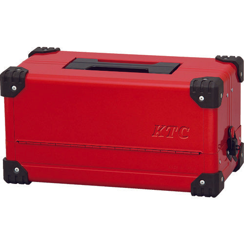 KTC 스틸제 공구 상자 양쪽 열림 메탈 케이스(레드) 간구 440×안길이 233×높이 230 mm EK-10AR3 1개