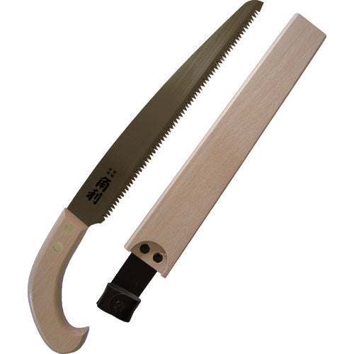 KAKURI Pruning Saw with Wooden Scabbard, White Handle and White Scabba ...