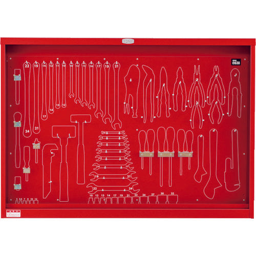 ＴＯＮＥ　整備用工具セット　サービスボード　間口１０８６×奥行８０×高さ７７０ｍｍ　C63B　1 個