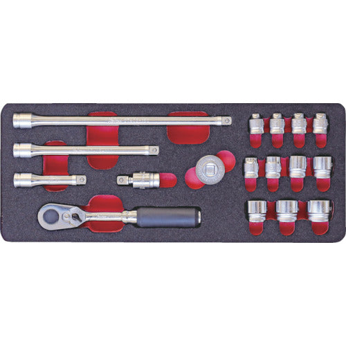 Ko-ken Z-EAL 소켓 세트 삽입각 6.35mm 2286Z 1 S