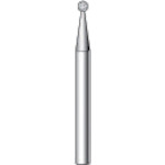 ナカニシ　電着ダイヤモンドバー（５本入）粒度１３０　球　刃径１．２ｍｍ刃長１．２ｍｍ　11004　1 PK
