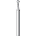 ナカニシ　電着ダイヤモンドバー（５本入）粒度１３０　球　刃径１．６ｍｍ刃長１．６ｍｍ　11006　1 PK