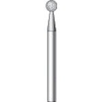 ナカニシ　電着ダイヤモンドバー（５本入）粒度１３０　球　刃径２．１ｍｍ刃長２．１ｍｍ　11008　1 PK