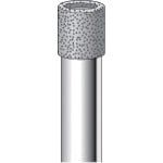 Nakanishi Electroplated Diamond Bur Cylinder #100 Blade Diameter 7 x Shaft Diameter 6 x 50L 13015 1 pc