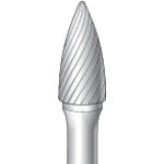 나카니시 티타늄 코트 초경 커터 포탄 (싱글 컷) 날 직경 10mm 날 길이 20mm 21613 1 개