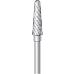 ナカニシ　超硬カッター　テーパー先丸（シングルカット）　刃径４ｍｍ　刃長１３ｍｍ　23257　1 本