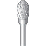 나카니시 초경 합금 커터 타원 (합금 컷) 날 직경 6.3mm 날 길이 9.5mm 24642 ​​1 개