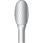 ナカニシ　超硬カッター　楕円（シングルカット）刃径１２．７ｍｍ　刃長２２．０ｍｍ　26158　1 本