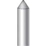 ナカニシ　超硬カッター　テーパー（シングルカット）刃径６．０ｍｍ　刃長４．０ｍｍ　26201　1 本