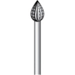 Nakanishi Precision Steel Cutter (Pack of 6) Blade Diameter 5.0mm 33365 1 PK