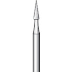 ナカニシ　軸付砥石　（１０本入）　粒度＃５００　ホワイト　テーパー　外径２ｍｍ　42063　1 PK