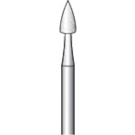 ナカニシ　軸付砥石　（１０本入）　粒度＃５００　ホワイト　砲弾　外径３ｍｍ　42064　1 PK
