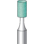 ナカニシ　軸付砥石　（１０本入）　粒度＃１００　グリーン　円筒　外径６ｍｍ　42863　1 PK