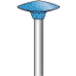 Nakanishi Rubber Grindstone High Shine Polisher (10 pieces) Grit 320 Violet Outer Diameter 12mm 46232 1 PK