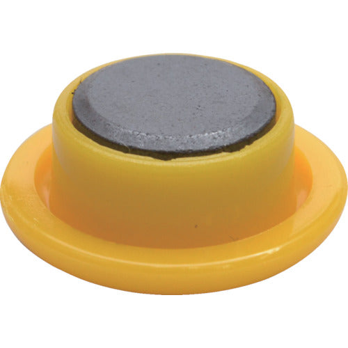 마그엑스 컬러 버튼 20Φ6P-황 MFCB-20-6P-Y 1 PK