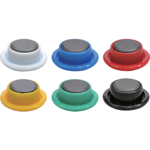 마그엑스 컬러 버튼 20Φ6P-색 포함 MFCB-20-6P-C 1 PK