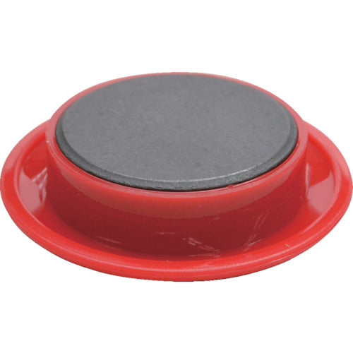 マグエックス　カラーボタン３０Φ５Ｐ−赤　MFCB-30-5P-R　1 PK
