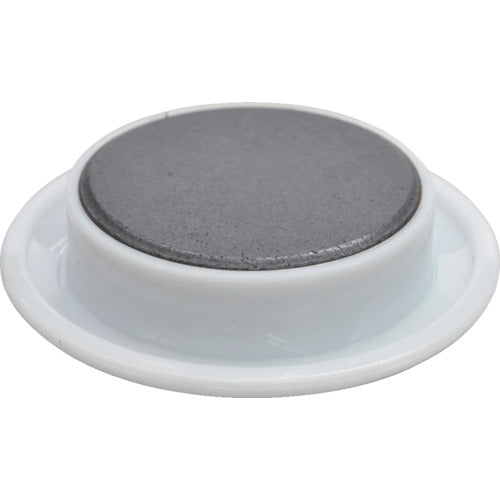 マグエックス　カラーボタン３０Φ５Ｐ−白　MFCB-30-5P-W　1 PK