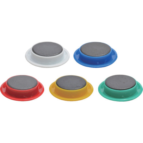 マグエックス　カラーボタン３０Φ５Ｐ−色込　MFCB-30-5P-C　1 PK