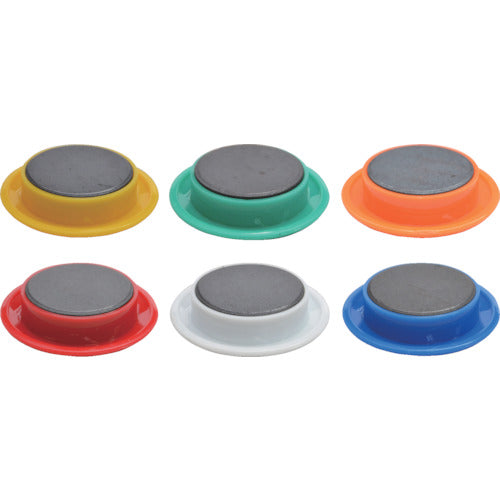 마그엑스 컬러 버튼 30 파이 색 포함 12 개들이 MFCB-30-12P-C 1 PK