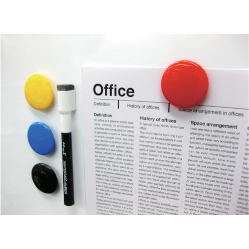 Mag-X Color Button 40mm Blue 12pcs MFCB-40-12P-B 1PK