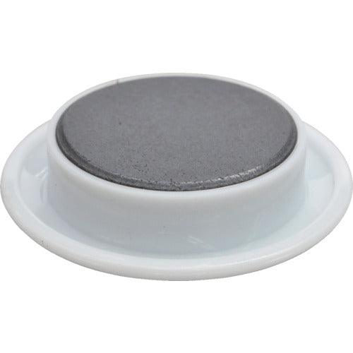 マグエックス　カラーボタン　４０パイ　白　１２個入り　MFCB-40-12P-W　1 PK