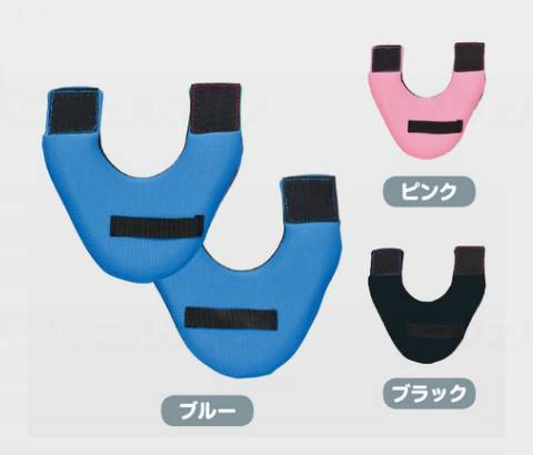 キヨタﾍｯﾄﾞｶﾞｰﾄﾞﾌｨｯﾄ専用頬ﾊﾟｯﾄﾞ ﾌﾞﾙｰ ﾌﾘｰ