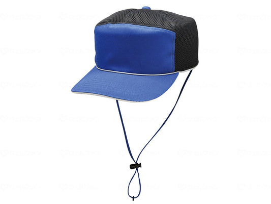 キヨタおでかけﾍｯﾄﾞｶﾞｰﾄﾞ　ﾒｯｼｭｷｬｯﾌﾟﾀｲﾌﾟ反射材付 ﾌﾞﾙｰ L