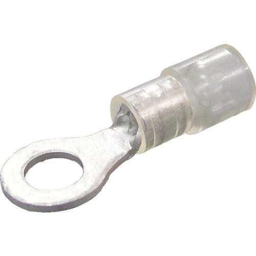 Nichifu Environmentally Friendly Insulated Round Terminal R Type (100 Pieces) Stranded Wire 0.3-1.65 Outer Dimensions 8.4mm Stud Diameter 8.4mm TMEX 1.25-8-CLR 1 PK