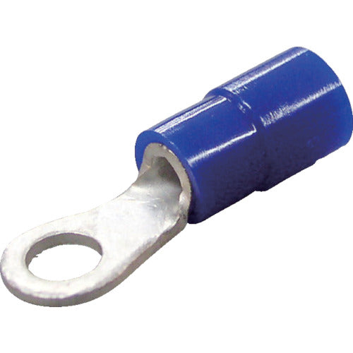 Nichifu Environmentally Friendly Insulated Round Terminal R Type (100 Pieces) Stranded Wire 1.04-2.63 Outer Dimensions 8mm Stud Diameter 5.3mm TMEX 2-5M-BLU 1 PK