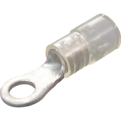 Nichifu Environmentally Friendly Insulated Round Terminal R Type (100 Pieces) Stranded Wire 1.04-2.63 Outer Dimensions 12mm Stud Diameter 6.4mm TMEX 2-6-CLR 1 PK