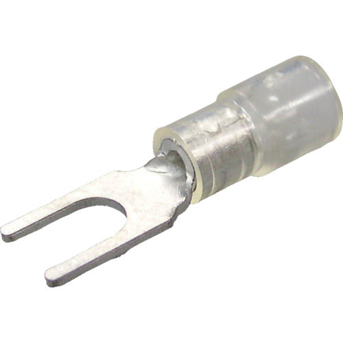 Nichifu Environmentally Friendly Insulated Y-Type Terminal (100 Pieces) Stranded Wire 0.3-1.65 Outer Dimensions 4.7mm Stud Diameter 2.7mm TMEX 1.25Y-2.5-CLR 1 PK