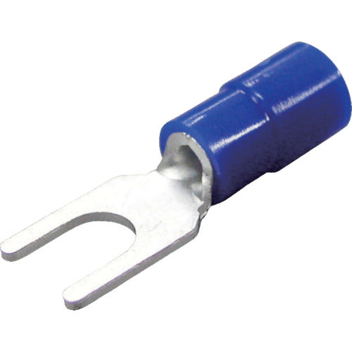 Nichifu Environmentally Friendly Insulated Y-Type Terminal Y-Type (100 Pieces) Stranded Wire 1.04-2.63 Outer Dimensions 5.9 mm Stud Diameter 3.2 mm TMEX 2Y-3-BLU 1 PK