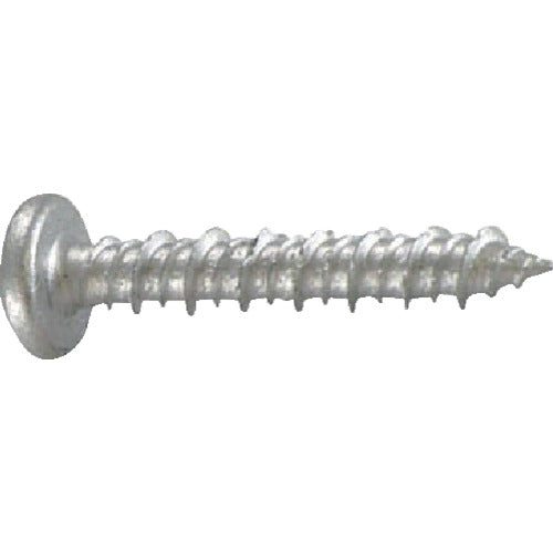 UNIKA Plugless Anchor Non-Plastic Screw Silver Pan Head B Drill Included P-438B-S (125 Pieces) P-438B-S 1 PK