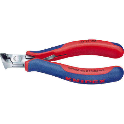 ＫＮＩＰＥＸ　６４３２−１２０　エレクトロニクスエンドカッティングニッパー　6432-120　1 丁