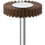 Nakanishi Flap Sander (5 pieces) Grain size #80 Outer diameter 25mm Width 5mm 49172 1 PK