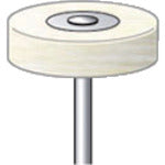 ナカニシ　フェルトバフハードタイプ　　（１０本入）　外径２２．０ｍｍ　53142　1 PK