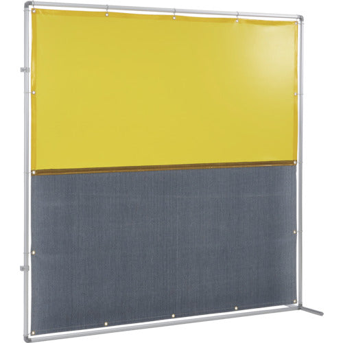 요시노 차광 불꽃 겸용 충립(옐로우×A종 시트) 2×2 접속형 고정발 YS-22JF-Y-BW 1대